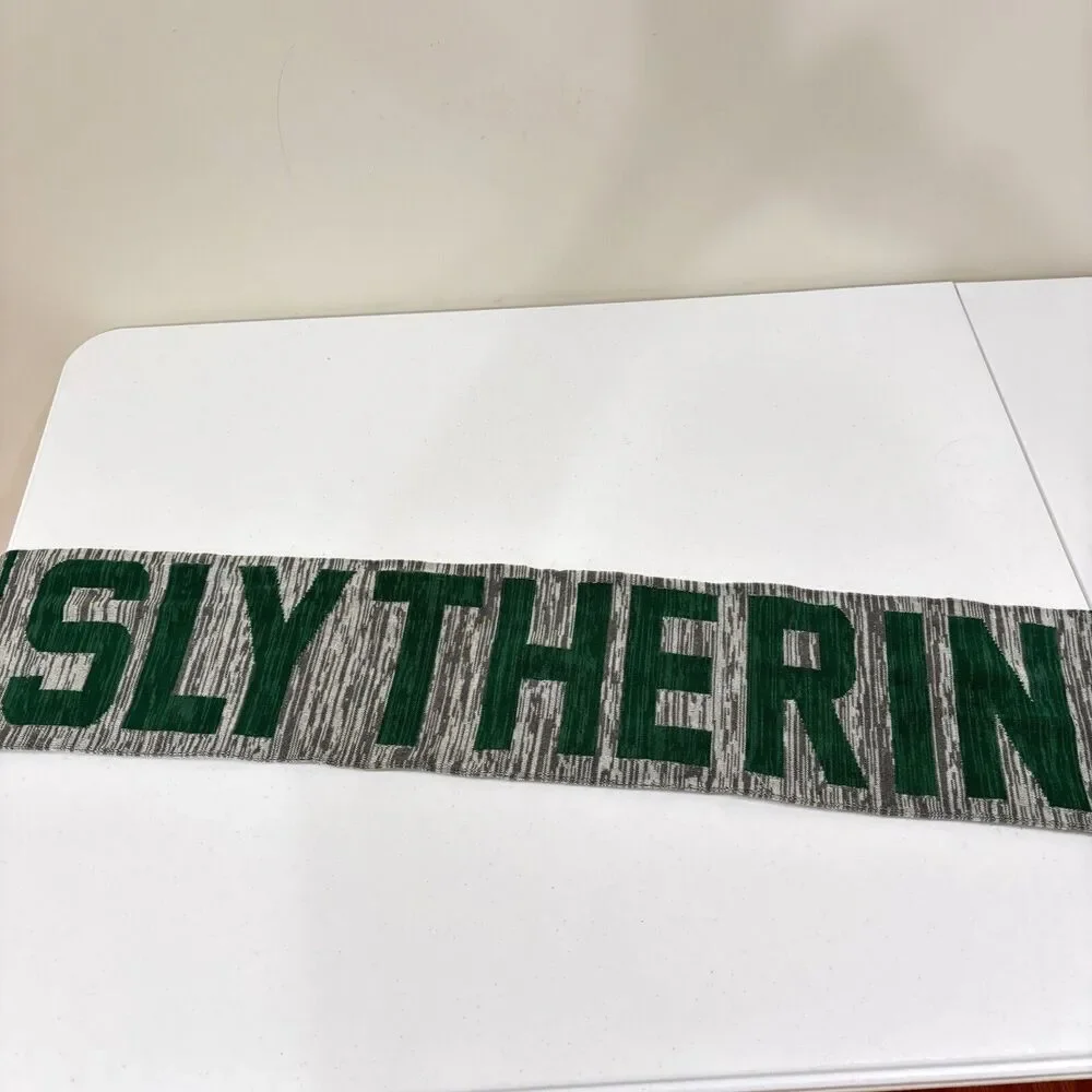 Slytherin Scarf The Wizarding World Of Harry Potter Universal Studio Green Gray